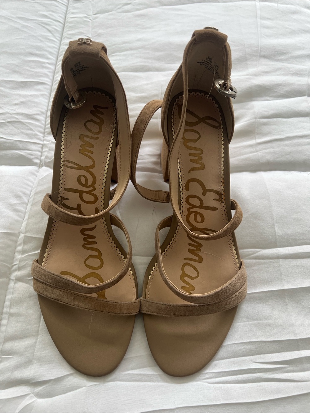 Sam Edelman Nude/Tan Strappy Women's Sandals